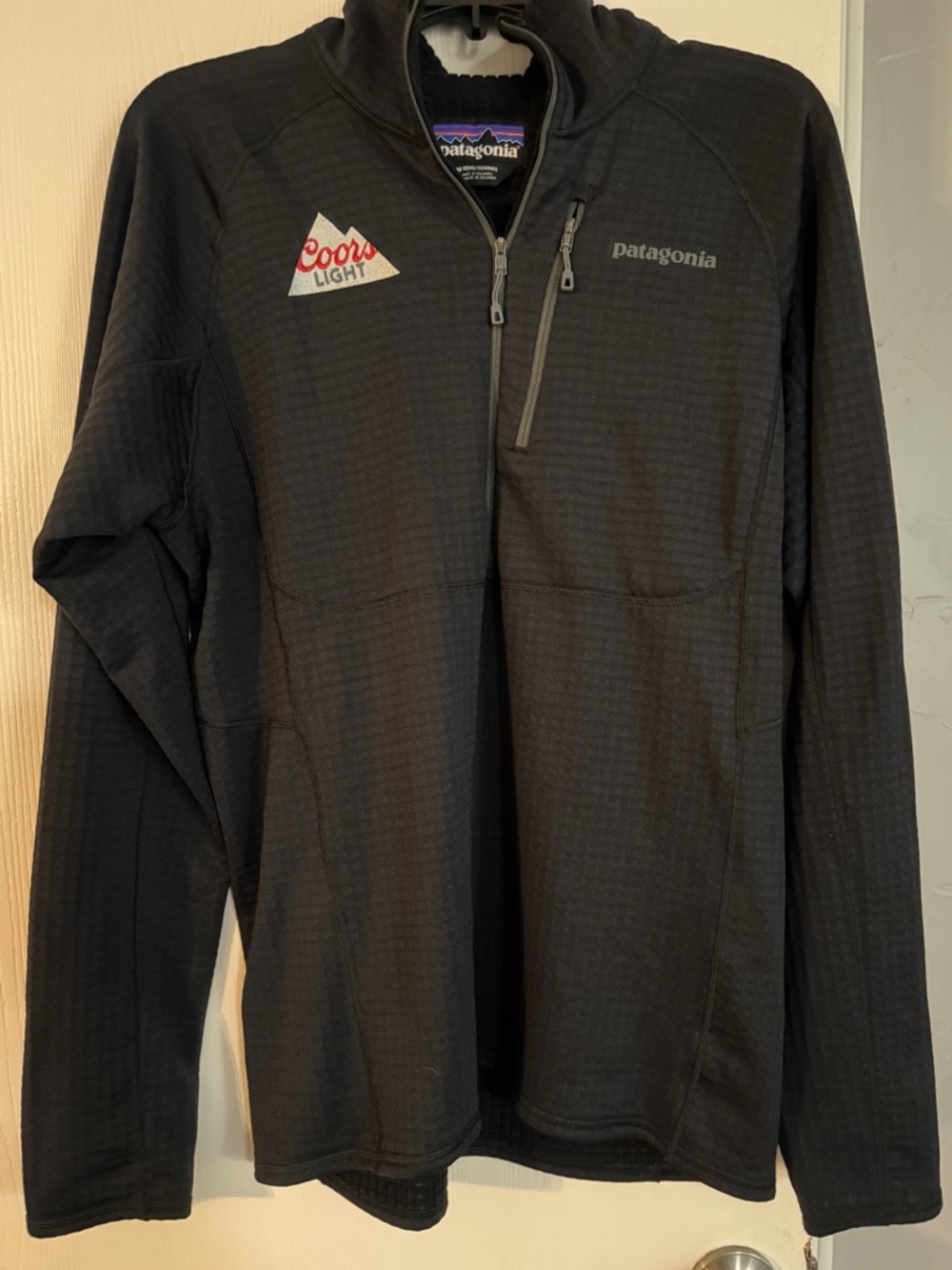 Patagonia Black Lightweight Half-Zip Pullover Jacket